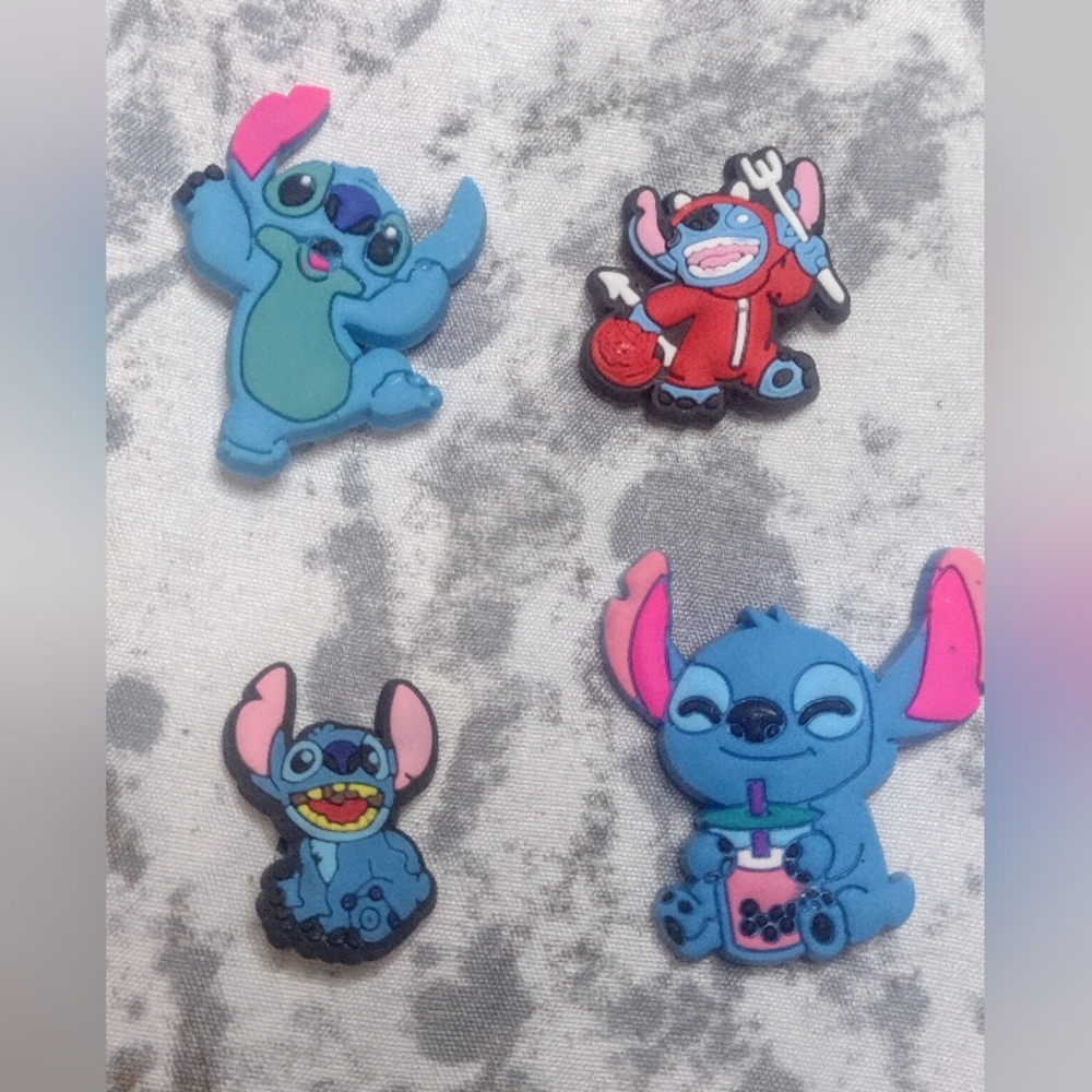 New! 4 Lilo And Stitch Croc/Shoe Charms